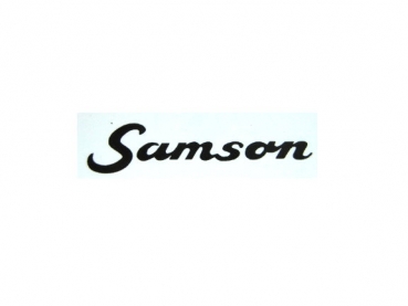Samson Schriftzug Schwarz